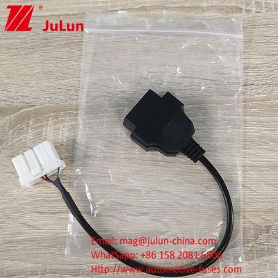 Cabos de conversão de diagnóstico de arnês de fiação automotivo Tesla Modelo S/X OBD2 12 pin
