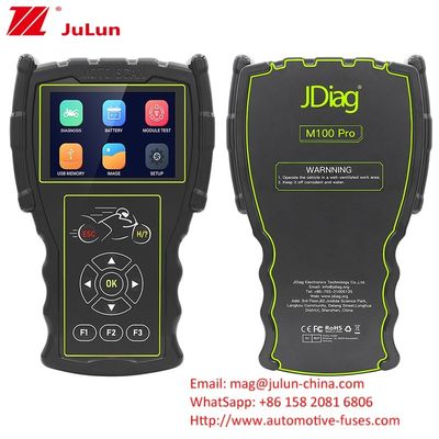 JDiag M100 Pro Moto Scanner ECU detector de motocicletas OBD instrumento de diagnóstico de falhas