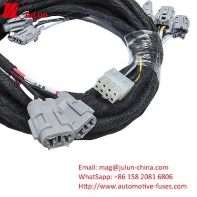 Adaptador de fio de tomada de LED para faróis de automóveis à prova d'água H1 9005/9006 Fêmea para macho PVC Isolamento Luz baixa