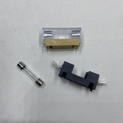 Instalação de placa de PCB 6*30mm 250VDC Preto Azul Transparente Ouro Carro segurador de fusível