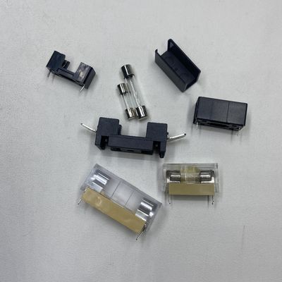 5x20mm ou 6x30mm placa de PCB montar segurador de fusível de vidro para sistemas de energia em carros preto azul ouro transparente