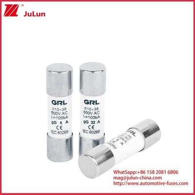15A 1000VDC Fuse Link Solar GPV DC Fuse 10 * 38mm 32A Classificação para proteção elétrica em sistemas fotovoltaicos para uso com caixa de fusível