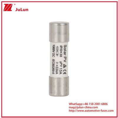 15A 1000VDC GPV Fuse 10*38 para sistemas de energia solar IEC60269-6