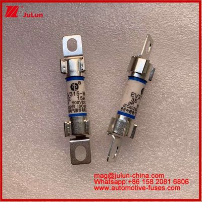 EV Energy 10*38mm Tubular Fuse EV315-M 3E 15A 500VDC Para veículos elétricos