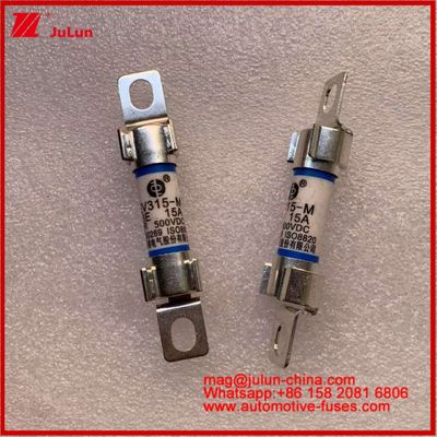 EV Energy 10*38mm Tubular Fuse EV315-M 3E 15A 500VDC Para veículos elétricos