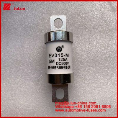 EV315-M 5M 125A HS 500VDC Caminhão Pesado Tubular Veículo Elétrico Fusível Constant Copper With Utilization Categoria EV
