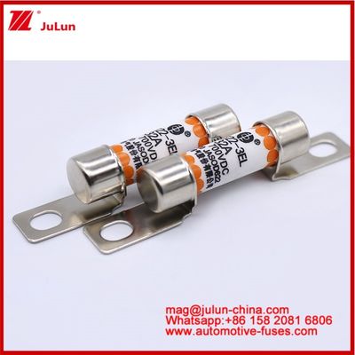 EV322 3EL 32A DC700V Tubular Cerâmica Fuse Compacto Tamanho Alta Corrente nominal Proteção de Curto-circuito
Capacidade de ruptura elevada a 100 Vdc/125 Vdc Estrutura de parafusos
