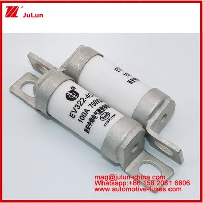 EV322 4GL 100A DC700V EV ou HEV Veículo Elétrico Compacto Tamanho Corrente nominal alta Estrutura de parafusos Tubular Segurança cerâmica
