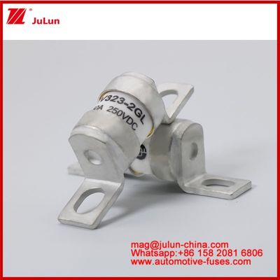 EV323-2GL 50A DC250VDC Tubular Cerâmica Fuso Corrente Estrutura empilhada Resistente a vibrações Choque mecânico EV ou HEV Tamanho compacto Veículo elétrico de alta classificação