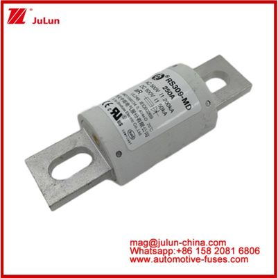 250A 500VAC Ev Fuse RS309-MD-200KA 500VDC 50KA AR Carêmico DC de desempenho Tubular Automóvel Bolto Stud-mount