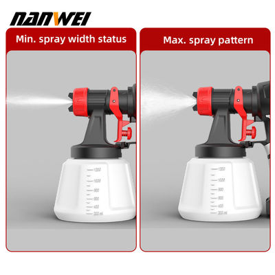 Popular High Spray Air Spray 700ml Pressure Paint Gun Cordless Portátil Elétrico 1.5mm 1.0mm Diy Grade Bateria Alimentada Renovar Reconstruir Casa Jardim