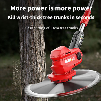 Trimmer cortador de relva sem fio para relva de jardim relva elétrica cortar máquina cinto verde bateria familiar