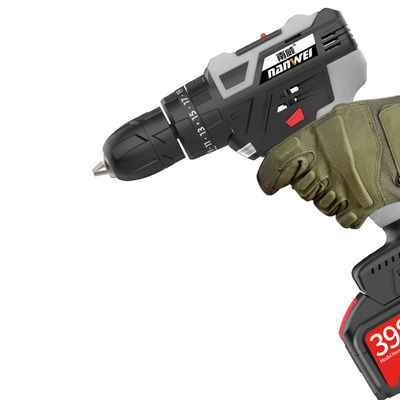 Ferramentas Elétricas de Furadeira Sem Fio com Bateria de Lítio Furadeiras de Impacto Portáteis Suportam Peso Único 3kg Velocidade Máxima 1350RPM/MIN