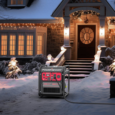 Inversor Doméstico Portátil EUA Em Estoque Powersmart 4400w Energia móvel para exteriores Gerador a gás de estrutura aberta Para Camping Inversor Doméstico Portátil