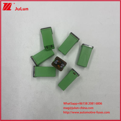 40A Verde JCASE 0495040 Automóveis Automóveis Marítimos RV Blade Fuses PEC Classificado em 32VDC