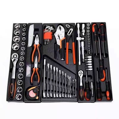 Conjunto Combinado de Ferramentas de Ferro 85 Peças para Reparo de Máquinas, Dobrável em Três Camadas, Jogo de Soquetes para Ferramentas