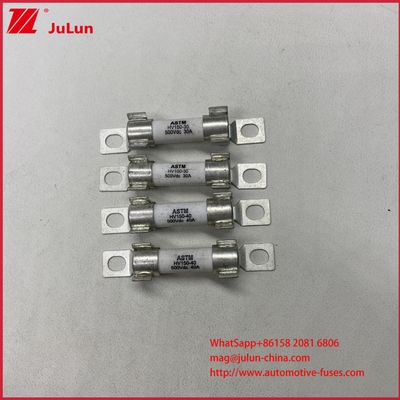 JASO D622 2006 Padrão Executivo DC500V Tensão Veículo Elétrico Cerâmico Tubular HV150 50BP FUSÍVEL Para Veículos de Tamanho Pequeno