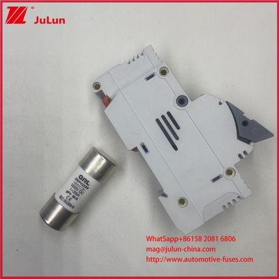 Porta-fusível fotovoltaico 63A 22*58mm 1000DC TUV CE Tamanho do elo fusível para o padrão GB/T14048.3