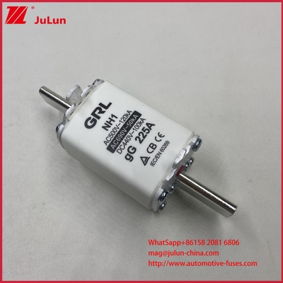 NH000 NT000 300A 225A 500V 120kA Fusível de alta capacidade de ruptura Fusível de ligação com GG-gL Knife Contactor Blade
