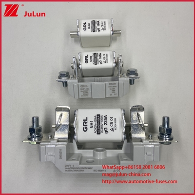 Fusível de lâmina cerâmica com sopro rápido tipo AR HRC Fuse Link AC500V 120KA Fusível de lâmina cerâmica NT00C/NT000 CE Certificado 160A Alta/Baixa quebra