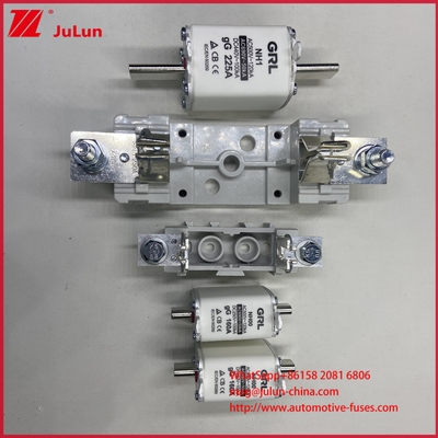 Fusível de lâmina cerâmica com sopro rápido tipo AR HRC Fuse Link AC500V 120KA Fusível de lâmina cerâmica NT00C/NT000 CE Certificado 160A Alta/Baixa quebra