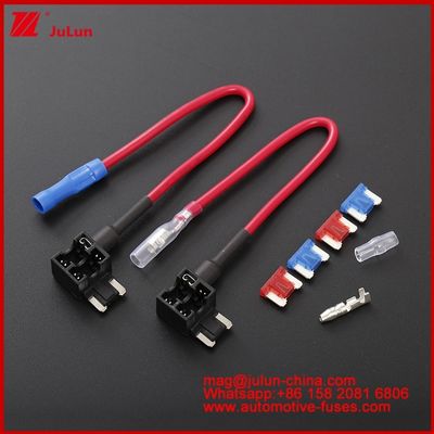 ATS / Low Profile Mini/Micro2/Micro3 Fuse Holder Mini Low Profile Add-a-Circuit Fuse Tap Bullet Connector Adaptador Micro Inline Fuse Holder