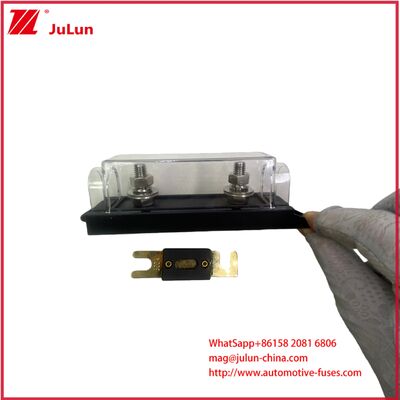 Protector de fusível à prova d'água Bloco de fusível de automóvel Protector de fusível de automóvel Compatível com ACU ACN ACS ACZ ANL ANM ANS Voltagem nominal 32V 58V 72V Componente elétrico durável