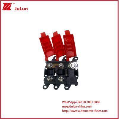 Assento de Fusível à Prova d'Água para Barco a Motor de Cruzeiro, Painel Solar ANS, Tampa Vermelha