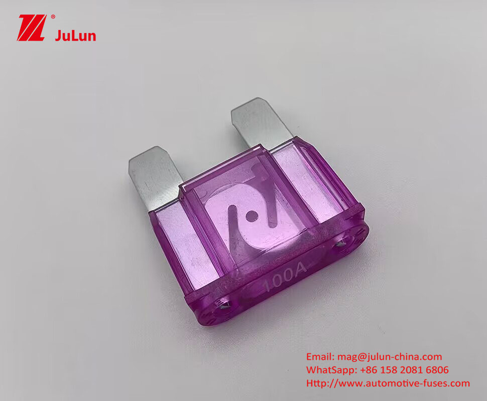 Plug de tamanho médio em fusíveis de lâmina de automóvel 10A Pequeno Baixa pressão 32V PC Material Alta temperatura