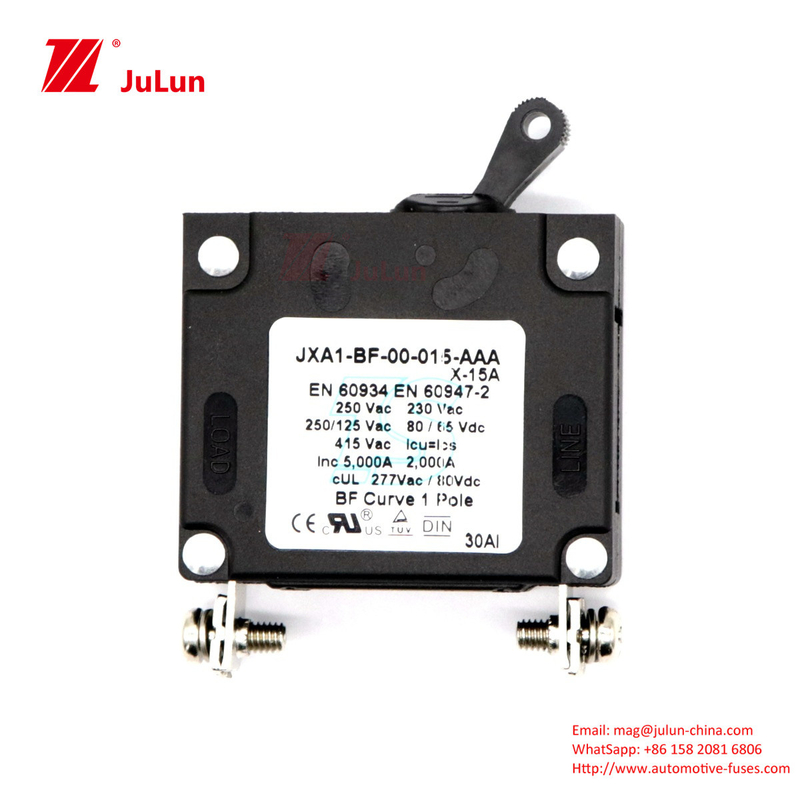 25A 30A 40A protetor de interruptor de circuito alternador de redefinição AC DC interruptor de circuito marinho protetor de sobrecarga de corrente