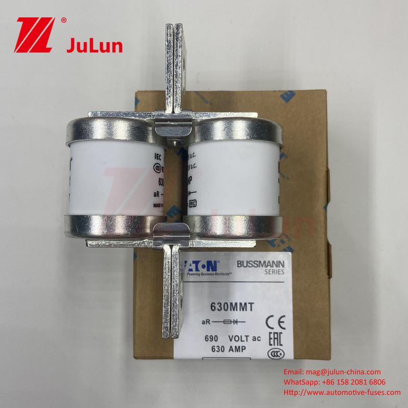 690V Corrente Cerâmica Fusíveis Automóveis Com Instalação Placa Twin Bolt 630A 630MMT