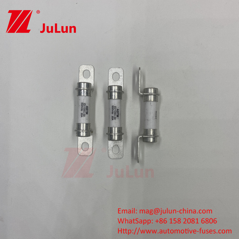 O conceito de desempenho de fiabilidade dos fusíveis de veículos elétricos 500VDC refere-se à norma ISO 8820-8&amp;GB/T31465.6