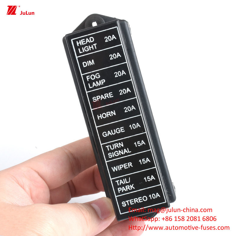 32V 500A Reinicialização manual Peças de automóveis Terminal de proteção de circuito eletrônico Corrente 30-500A Caixa de fusíveis de interruptor de circuito
