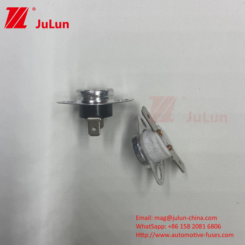 KSD301 Sensor de temperatura do termistor Normalmente aberto Tipo de contato 10A 250V Circuito Resistência≤50mΩ Produto