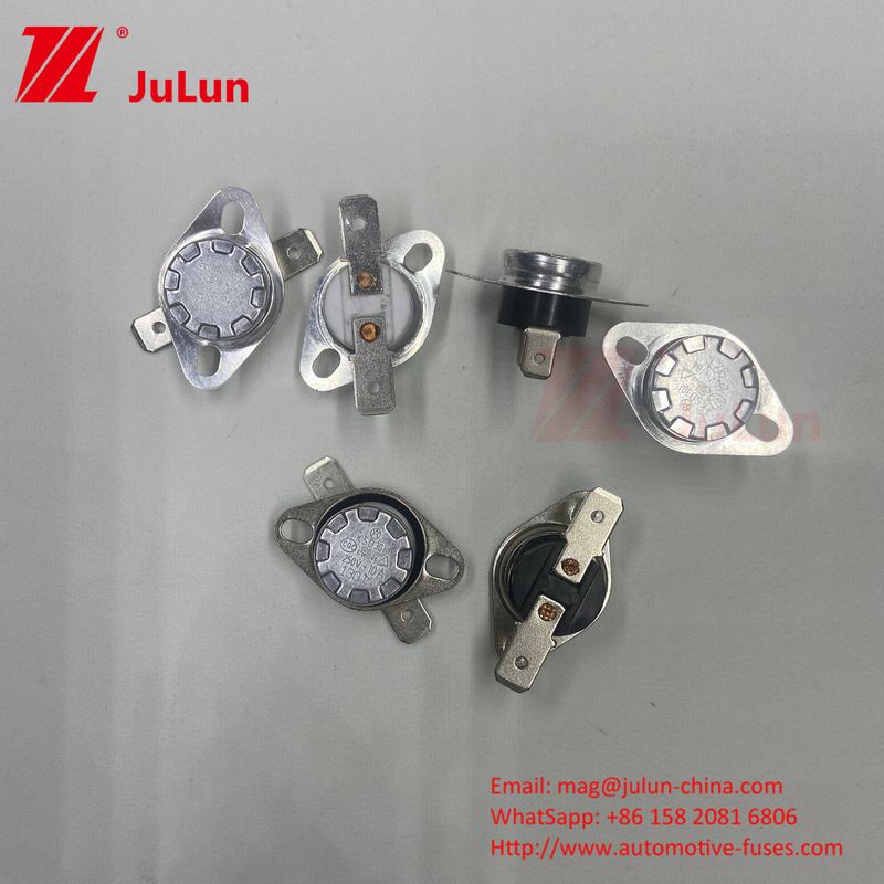 ≥100000 vezes Ciclo de vida Cerâmica Móvel Manual Reset Protector térmico Fornos de microondas Uso sobre o calor KSD Bimetal Thermo