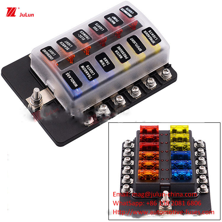Eu Standard Bolts And Bolt Fuses Automotive Spare Parts 30A-500A Fuse Holder ANS Premium Fuse Holder -55.C-125.C Com Bo