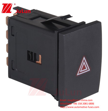Chave de alarme 377953235 DNI2120 Interruptor de sinal de perigo Ford Truck BC45-13A350-BA 12V 24V