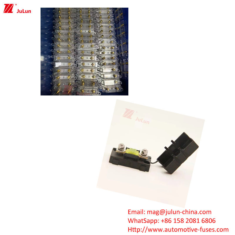 Eu UL Auto Parts ANS/MIDI Small Good Fuse Holder Com 30A-500A Holding Current Para Proteção de Circuito Eletrônico Automóvel