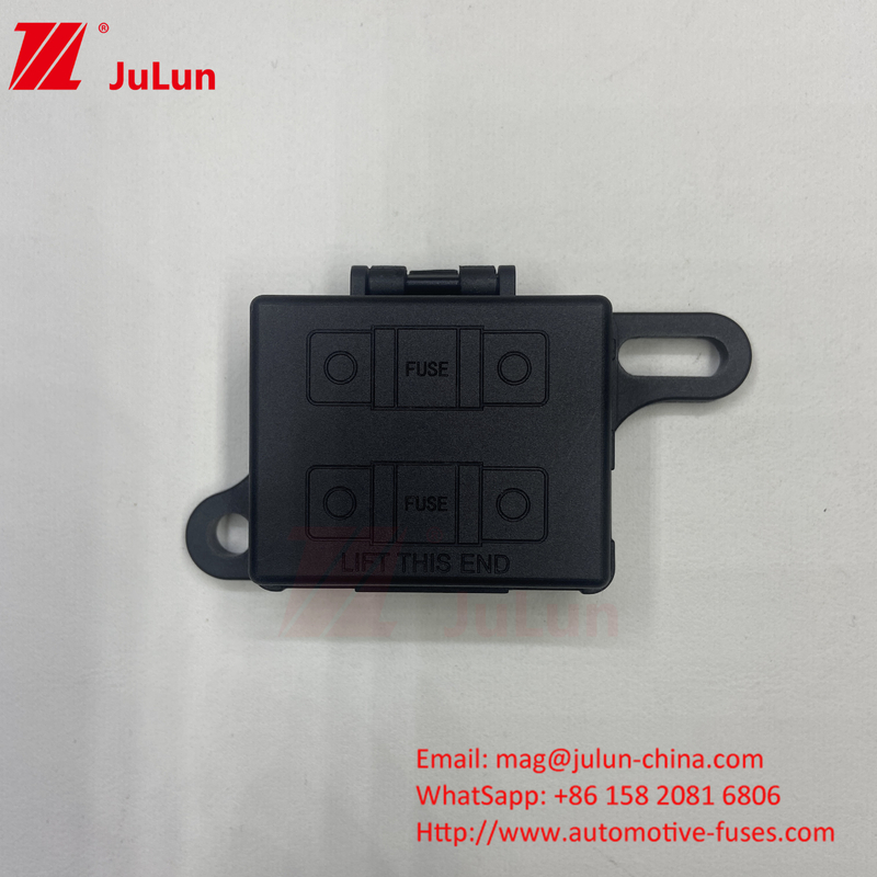 ABS Brass Pbt Fireproof Blx A Low Voltage Fuse Holder Design à prova de poeira 20A-500A