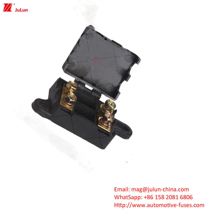 Conector de base do suporte de fusível de automóvel 30A-500A 32V Um pólo Dois pólos com concha de plástico