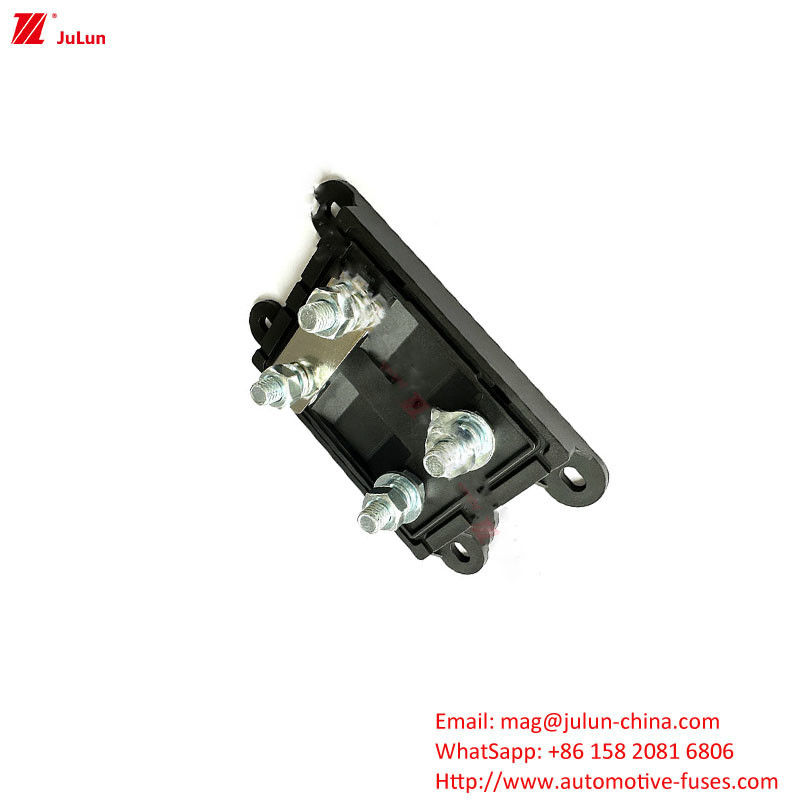 Eu UL Certified Electric Vehicle 32V DIN Track Fuse Holder Single-pole Bipolar Automatic Copper Fuse Holder