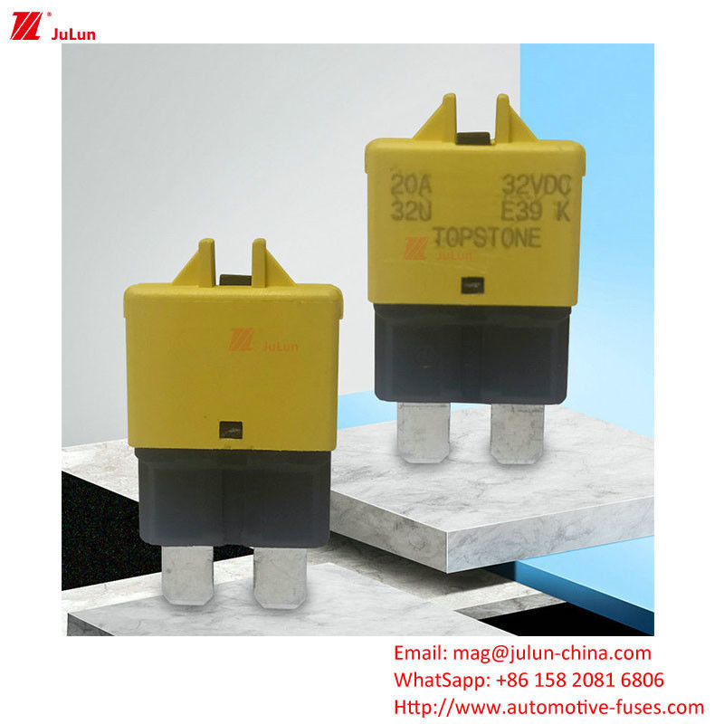 Eu UL Interruptor de circuito manual para ANS/MIDI Pequeno suporte de fusível 30A-500A32V Suporte de fusível de lâmina de nylon para automóveis