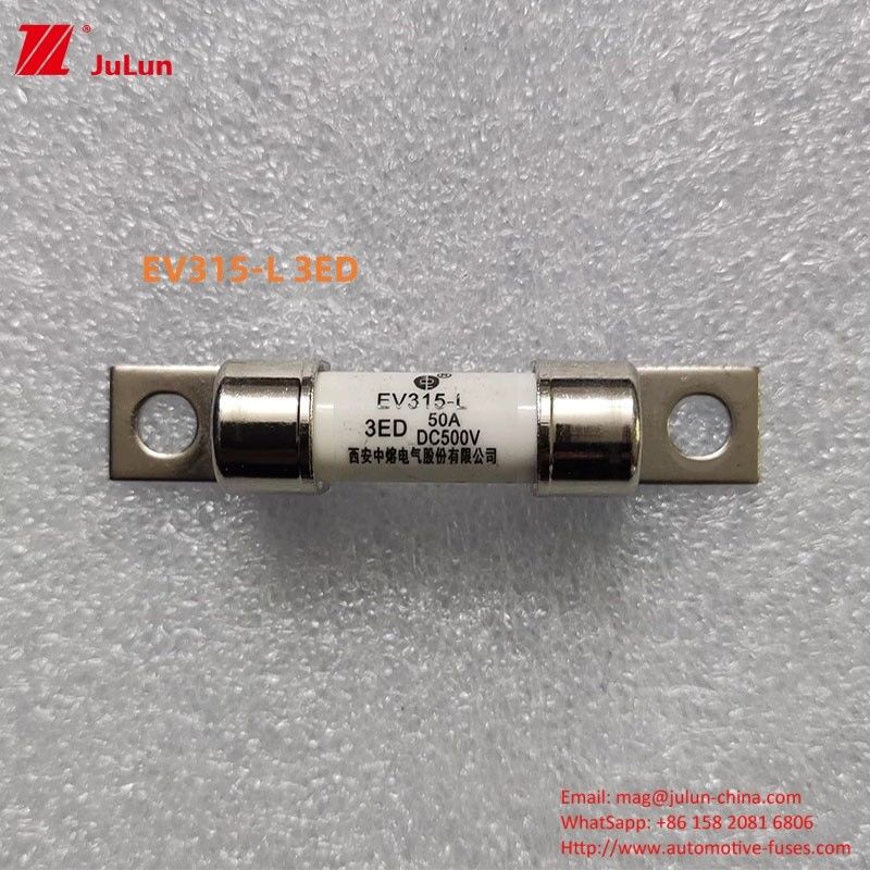 Proteção contra fusíveis de veículos elétricos EV DC500V para veículos elétricos Modelos EV315-L 3E 10A-60A