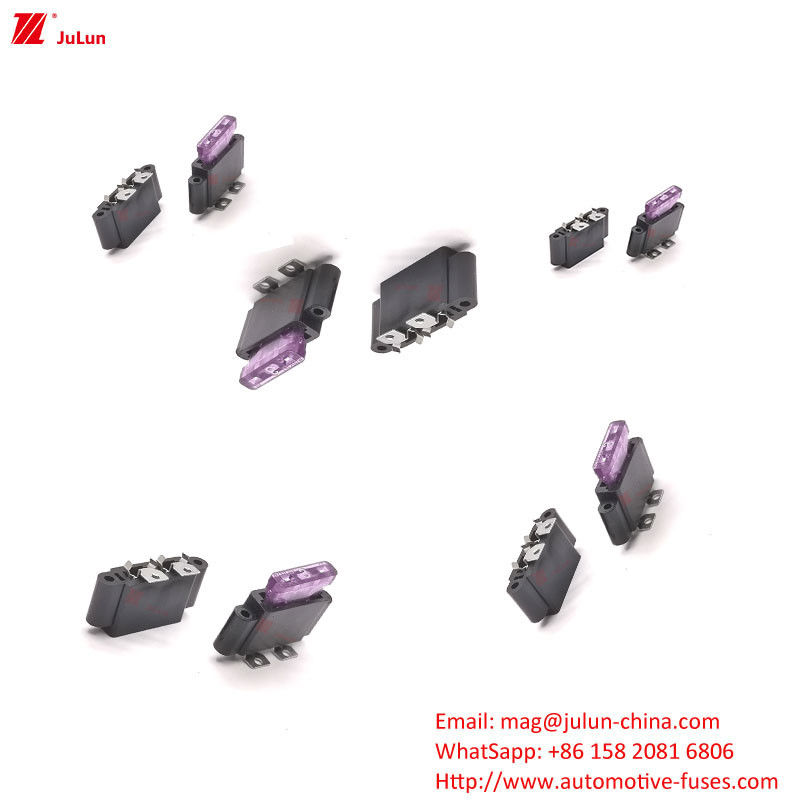 Protector de fusível de automóvel 32V 100A Contato de cobre de pólo único Pequeno suporte de fusível de automóvel em linha