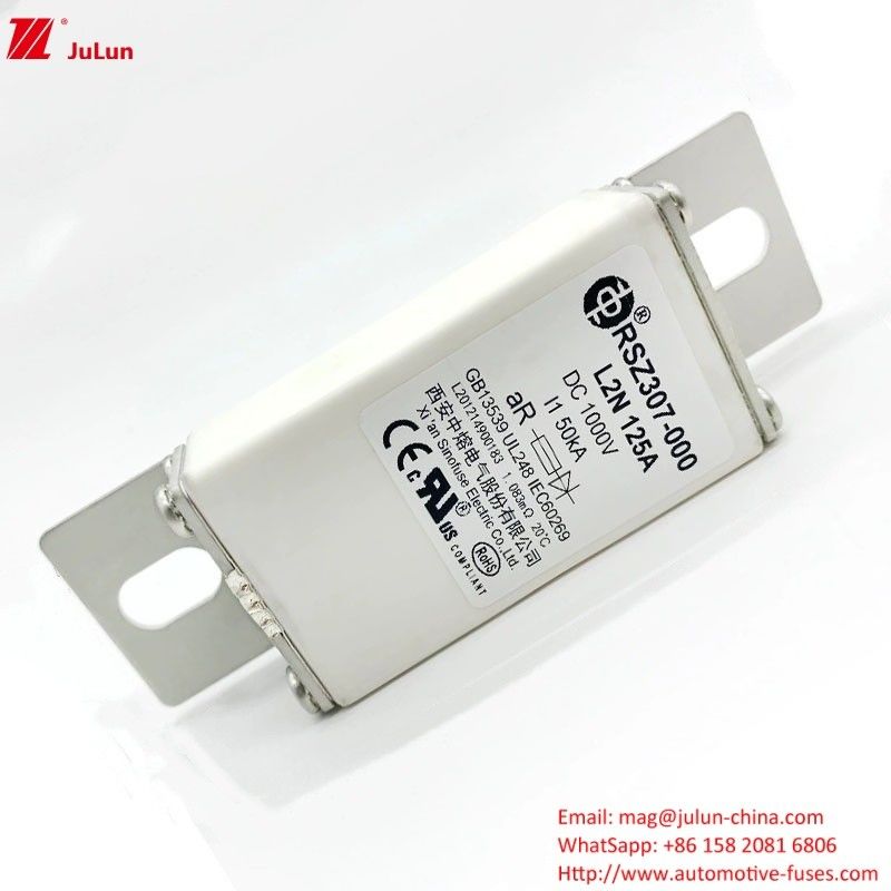 RSZ307 Bolt On Terminal Type EV Charger Fuses com Características de Fusão Médio