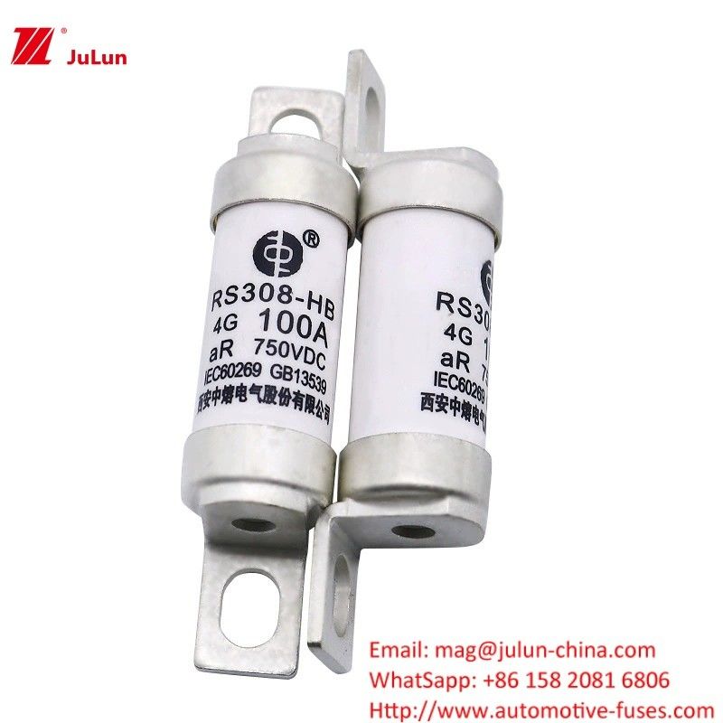Fusível de veículo elétrico para corrente de energia elétrica 32A-100A parafusor em fusíveis Modelo RS308-HB4G