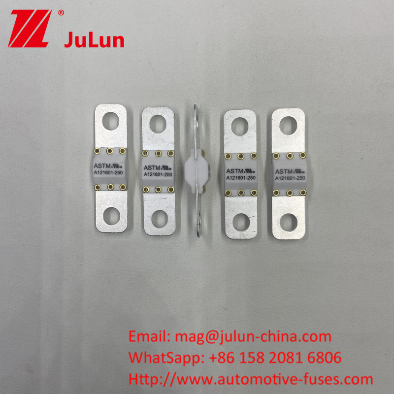 A121601-350A Fusível de veículo elétrico com tensão de 125VDC e capacidade de quebra de 6KA