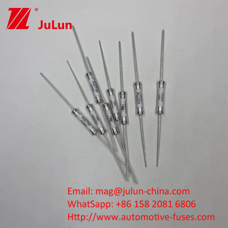 HV660 20A 500VDC ASTM 30KA Segurança de Ação Cerâmica 10A-30A 500VDC Instalação de buracos de PCB Seguranças automotivas