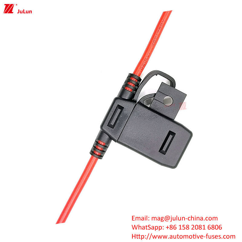 EU UL Standard Shipping Circuit Breaker Plastic / Nylon Shell Fuse Holder para Proteção de Circuito Eletrônico de Veículos de Nova Energia Excavadoras de Ônibus