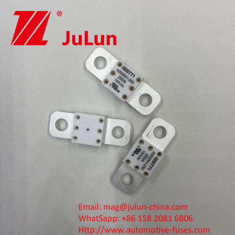 Método de montagem ASTM A202001 400A 125VDC Fusíveis cerâmicos para veículos
